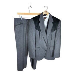 Vintage Circle S Western 3 Piece Suit